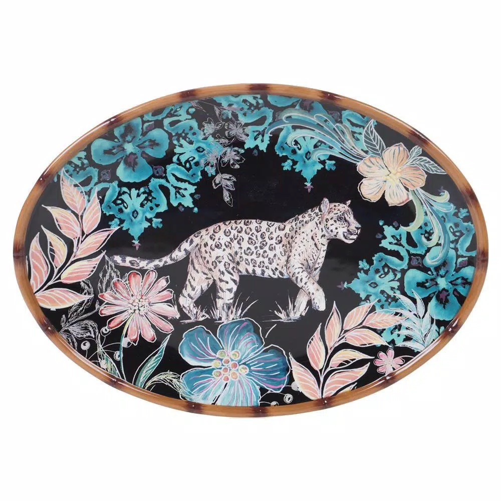 Best Pirce π Certified International 16 In. Multi-Colored Stoneware Exotic Jungle Oval Platter π 3 Best Pirce π Certified International 16 In. Multi-Colored Stoneware Exotic Jungle Oval Platter π