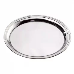 Brand new ❤️ Elegance Stainless Steel 18/10 Heavy Duty Round Tray 🧨