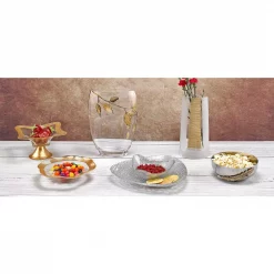 Top 10 😀 Badash Crystal Victoria Authentic 12 In. 32 Oz. Gold Leaf On Glass Bowl ❤️ -Serveware Store Online unnamed file 53