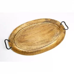 Deals 🔔 Abigails Gold Oval Metal Tray, Small 🥰