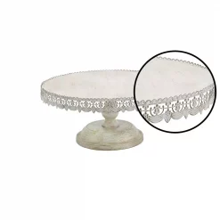 Cheapest ❤️ LITTON LANE 22 In. W X 10 In. H Whitewashed And Rust Brown Round Iron Cake Stand With Floral Bunting Overhang 😍 8 Cheapest ❤️ LITTON LANE 22 In. W X 10 In. H Whitewashed And Rust Brown Round Iron Cake Stand With Floral Bunting Overhang 😍 -Serveware Store Online unnamed file 542