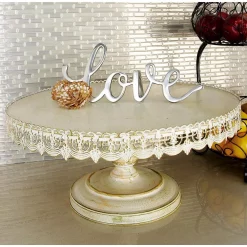 Cheapest ❤️ LITTON LANE 22 In. W X 10 In. H Whitewashed And Rust Brown Round Iron Cake Stand With Floral Bunting Overhang 😍 9 Cheapest ❤️ LITTON LANE 22 In. W X 10 In. H Whitewashed And Rust Brown Round Iron Cake Stand With Floral Bunting Overhang 😍 -Serveware Store Online unnamed file 543