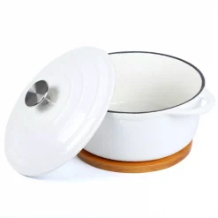 Brand new ✨ Creative Home 7.5 In. Round Tempered Glass Trivet Serving Board, Fruit Pattern With Solid Wood Trim 😍 -Serveware Store Online unnamed file 569