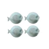 Best Pirce 😀 3R Studios 5.75 In. 4-Piece Aqua Fish Shaped Dish Set 👍