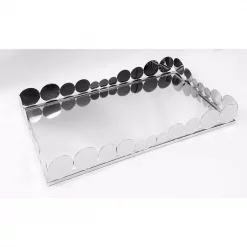 Coupon ❤️ Elegance 19 In. X 11.5 In. Rectangular Tray With Mirror 🤩