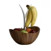 Best deal ❤️ Nambe Gourmet 12 In. Wood And Alloy Fruit Tree Bowl 🔔