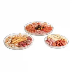 Buy 🎉 Libbey Urban Story 3-Piece Glass MultiSize Nesting Tray Set 🧨