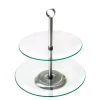 New 💯 Chef Buddy 2-Tier Round Glass Buffet And Dessert Stand 🎁 -Serveware Store Online unnamed file 664