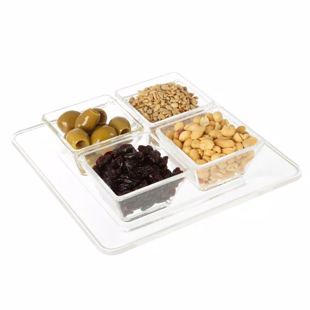 Wholesale 🌟 Classic Cuisine 4-Dish Serving Tray Set ✨ 4 Wholesale 🌟 Classic Cuisine 4-Dish Serving Tray Set ✨ - Image 2