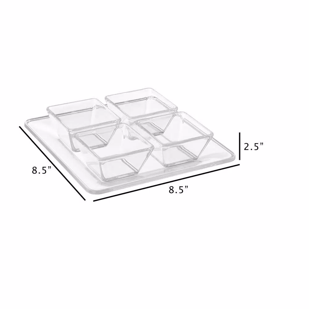 Wholesale 🌟 Classic Cuisine 4-Dish Serving Tray Set ✨ 5 Wholesale 🌟 Classic Cuisine 4-Dish Serving Tray Set ✨ - Image 3