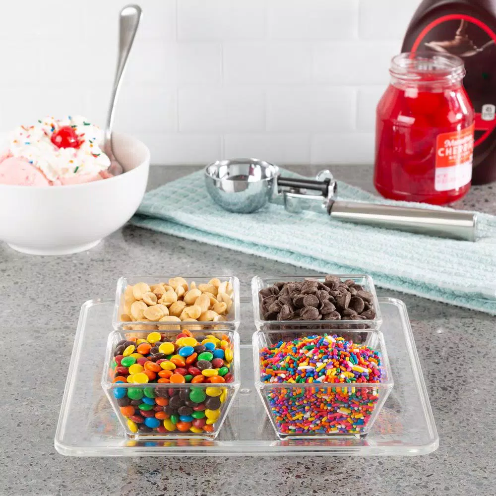 Wholesale 🌟 Classic Cuisine 4-Dish Serving Tray Set ✨ 7 Wholesale 🌟 Classic Cuisine 4-Dish Serving Tray Set ✨ - Image 5