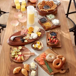 Hot Sale ❤️ Libbey Acaciawood 4-Piece Glass Antipasto Bowl Set With Wood Serving Board 🌟 -Serveware Store Online unnamed file 70