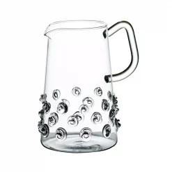Promo 🔔 Abigails 12 Fl. Oz. Clear Glass Pitcher With Swirls 💯