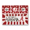 Best Sale 🛒 Magnolia Lane Alabama Ceramic 4 Section Tailgating Serving Platter 🎉 -Serveware Store Online unnamed file 771