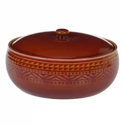 Cheap π Certified International Multi-Colored 88 Oz. Aztec Rust Bean Pot βοΈ