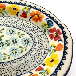 Discount 🎉 GIBSON Elite Luxembourg 14 In. Multicolored Stoneware Oval Platter 💯 -Serveware Store Online unnamed file 816