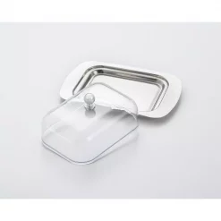 Best reviews of π ExcelSteel 4.75 In. X 7.38 In. Stainless Steel Butter Dish With Plastic Cover βοΈ