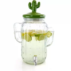 Cheapest 😀 Gibson Home Cactus Cooler 1.3 Gal. Glass Drink Dispenser 🔥