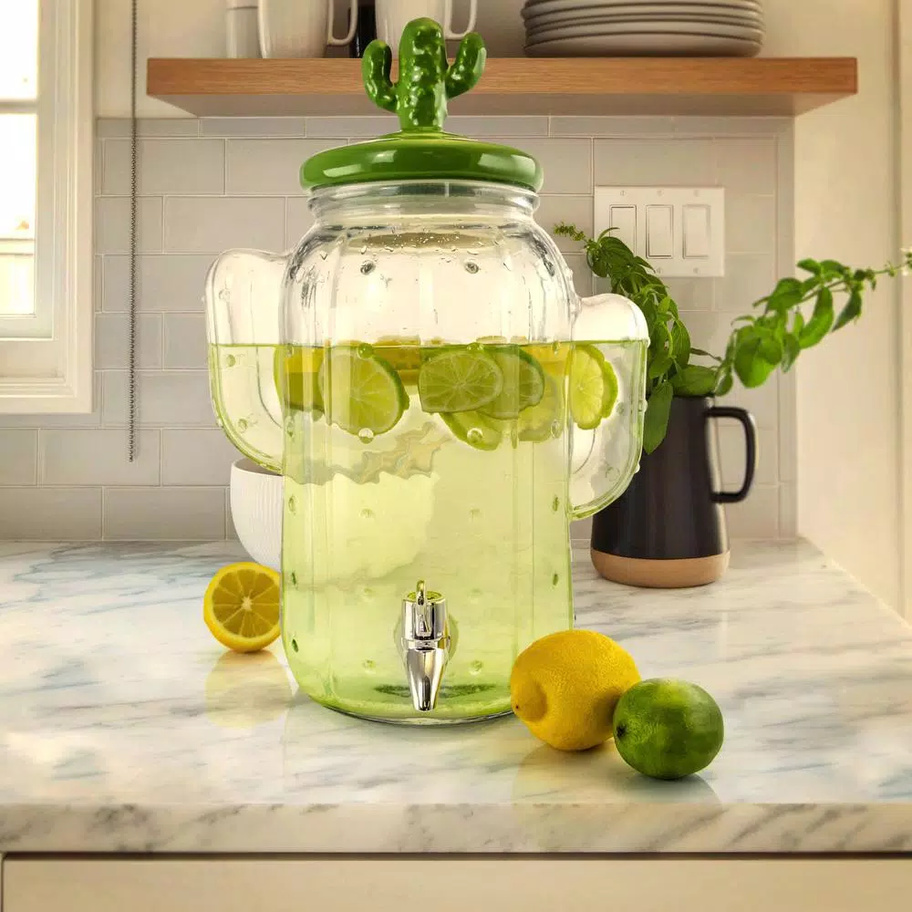 Cheapest π Gibson Home Cactus Cooler 1.3 Gal. Glass Drink Dispenser π₯ 5 Cheapest π Gibson Home Cactus Cooler 1.3 Gal. Glass Drink Dispenser π₯ - Image 3
