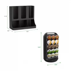 Budget ✨ Mind Reader K-Cup Carousel And Coffee Black Capacity 30 Condiment/Cup Organizer 🤩 -Serveware Store Online unnamed file 873