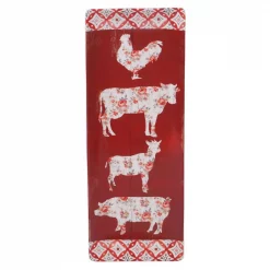 Discount ⭐ Certified International Farmhouse Multi-Colored 16 In. X 6 In. Earthenware Rectangular Platter 😉