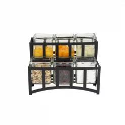 Best Pirce โญ Mind Reader 48 Oz. 6-Compartment 2-Tier Black Metal Condiment Server Jar Stand, Garnish Station For Restaurant, Bars, Removable Jars ๐ 14 Best Pirce โญ Mind Reader 48 Oz. 6-Compartment 2-Tier Black Metal Condiment Server Jar Stand, Garnish Station For Restaurant, Bars, Removable Jars ๐ -Serveware Store Online unnamed file 901