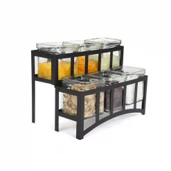 Best Pirce โญ Mind Reader 48 Oz. 6-Compartment 2-Tier Black Metal Condiment Server Jar Stand, Garnish Station For Restaurant, Bars, Removable Jars ๐ 15 Best Pirce โญ Mind Reader 48 Oz. 6-Compartment 2-Tier Black Metal Condiment Server Jar Stand, Garnish Station For Restaurant, Bars, Removable Jars ๐ -Serveware Store Online unnamed file 902