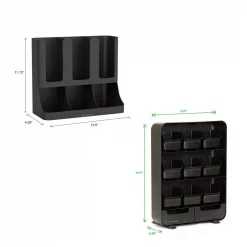 Discount 😀 Mind Reader Tea/Coffee/Condiment Black Organizer With Cup And Lid Storage 😀 -Serveware Store Online unnamed file 932