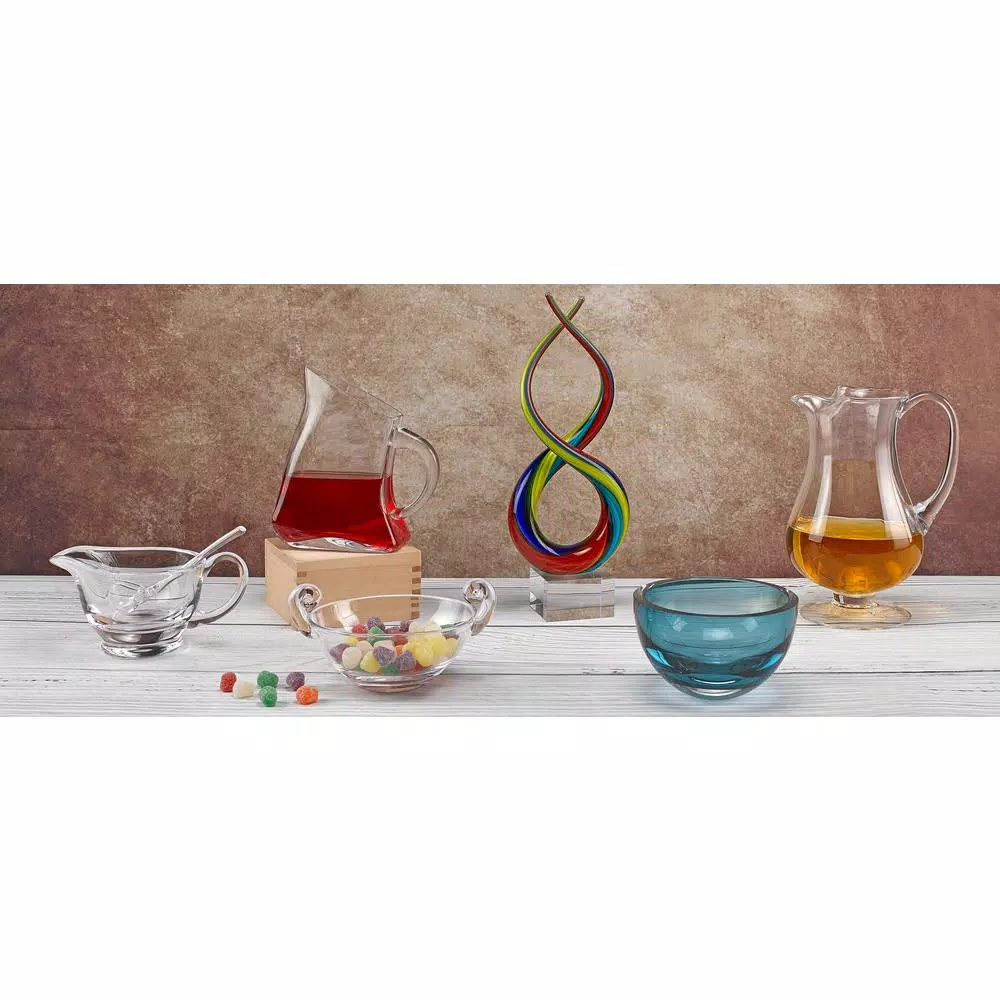 Best Pirce 🎁 Badash Crystal 54 Oz., 11 In. High Impressions European Mouth Blown Lead Free Crystal Optic Pitcher 🥰 7 Best Pirce 🎁 Badash Crystal 54 Oz., 11 In. High Impressions European Mouth Blown Lead Free Crystal Optic Pitcher 🥰 - Image 5