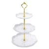Budget 😍 MALACASA 3-Tiered White Cupcake Tower Stand Porcelain Tiered Serving Stand Round Dessert Stand ✔️ -Serveware Store Online unnamed file 945