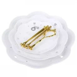 Budget 😍 MALACASA 3-Tiered White Cupcake Tower Stand Porcelain Tiered Serving Stand Round Dessert Stand ✔️ -Serveware Store Online unnamed file 948