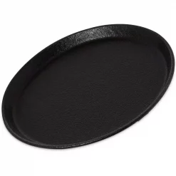 Discount 🌟 Carlisle Griptite2 11 In. Black Fiberglass/Steel Round Serving Tray (12-Pack) ❤️