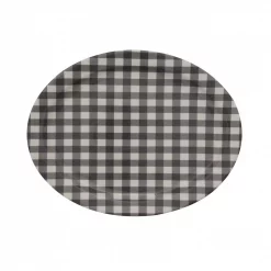 Wholesale 👍 3R Studios Black And White Gingham Stoneware Platter ⭐