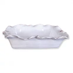 Flash Sale 🧨 Abigails Fleur De Lis White Ceramic Charger Set Of 4 🎁