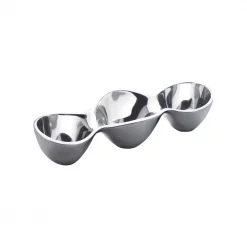 Top 10 🧨 Nambe Classic 6 Oz. Each Alloy Triple Condiment Server 👍