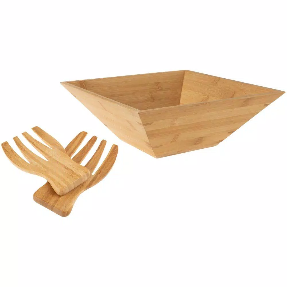 Best reviews of ✨ Classic Cuisine 11 In. Square Bamboo Salad Bowl With Utensils 🌟 3 Best reviews of ✨ Classic Cuisine 11 In. Square Bamboo Salad Bowl With Utensils 🌟